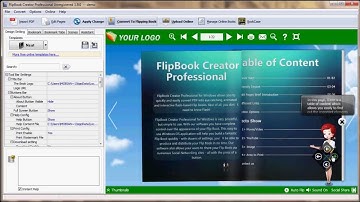 Embed YouTube video on flip book with FlipBook Creator Professional