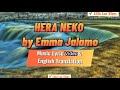 Emma Jalamo - Hera Neko Lyric video and English Translation