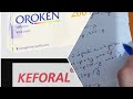 Posologie et prescription certains mdicaments  keforal oroken ciprolon