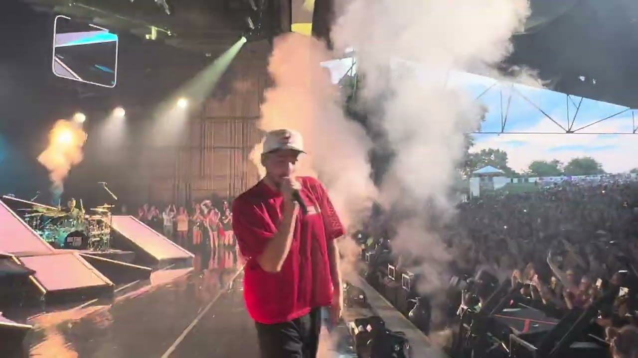 Big Time Rush theme song & Windows Down side stage In Real Life tour Cincinnati, OH 7-30-25.