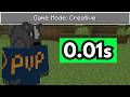 How Fast Can You Beat Minecraft In Creative Mode