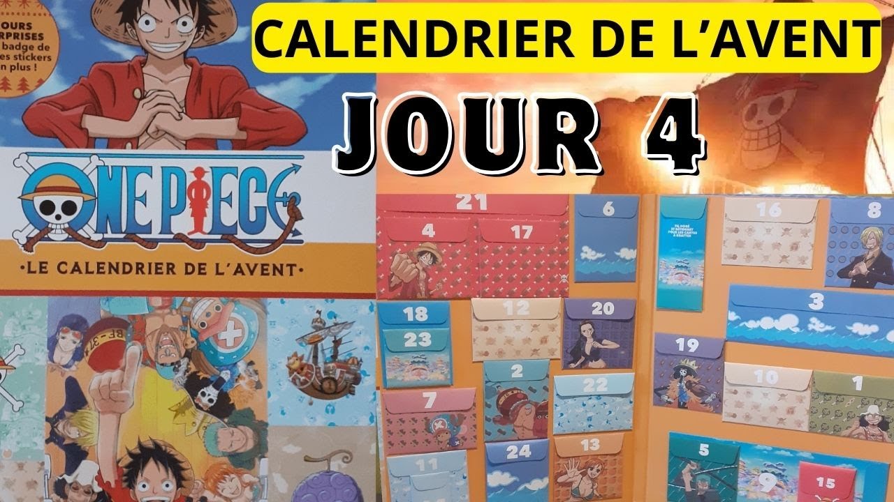 JOUR 4 ONE PIECE CALENDRIERS DE L'AVENT - YouTube