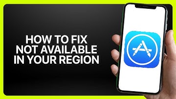 How To Fix Not Available In Your Region In App Store 2025! Tutorial