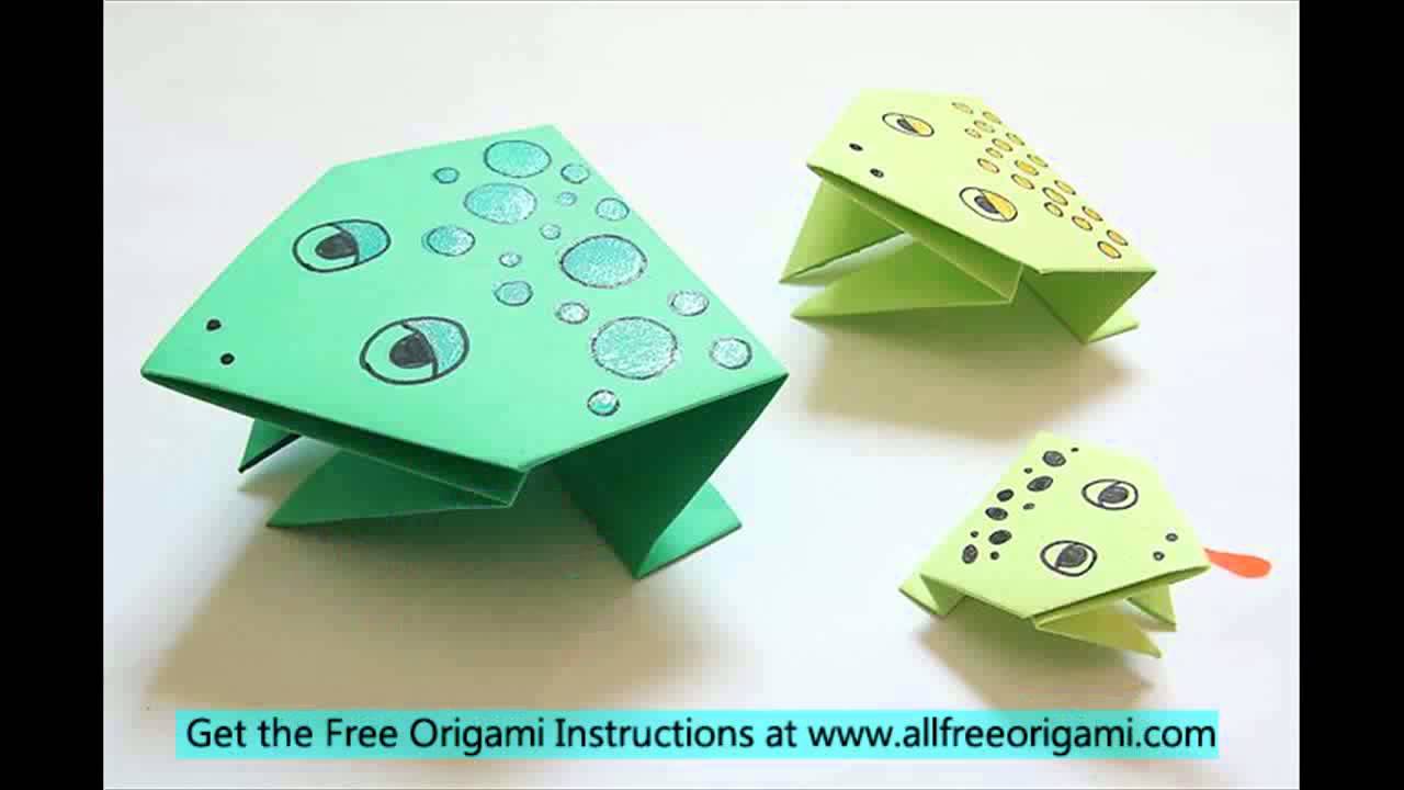 origami frog jo nakashima YouTube