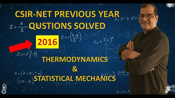 SPECIFIC  HEAT AND PARTITION FUNCTION CSIR-NET DECEMBER 2016 PHYSICS QUESTION PAPER SOLUTIONS