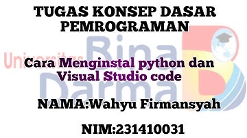 Cara Menginstal Python dan Visual Studio Code di Windows 8