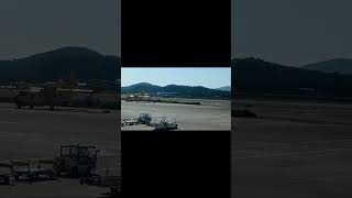 Azerbaijan Airlines B777-200Lr Taking Off From Olbia
