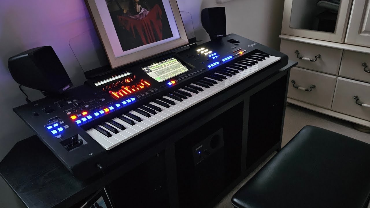 Marillion - kayleigh (Keyboard solo) improv - yamaha genos 2 