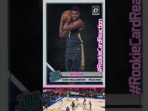 Rookie Card Reaction - Zion unleashes his inner @lionelrichie.