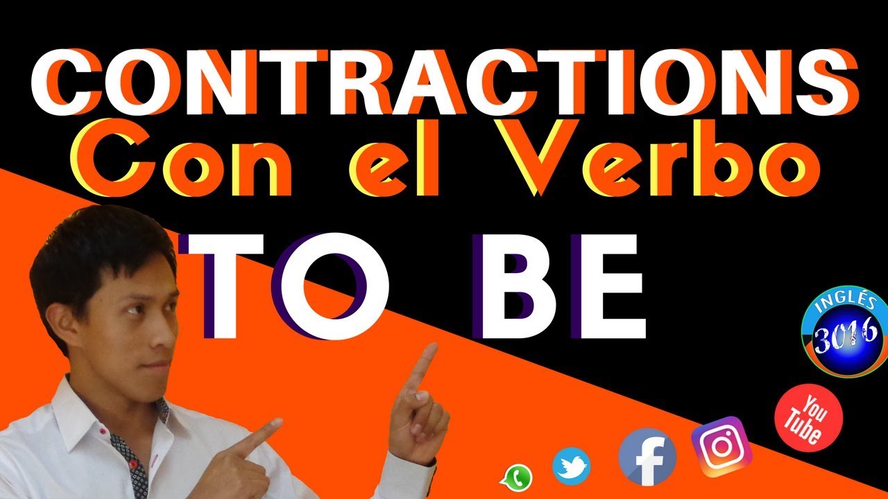 Contracciones En Ingl s M s Secretos Del Verbo To Be YouTube