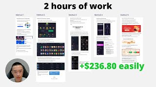 how to make $200+ in 2 hours of work (no skills required lol)