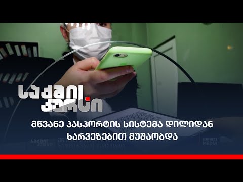 მწვანე პასპორტის სისტემა დილიდან ხარვეზებით მუშაობდა