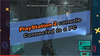 PS2 console connected to PC | PS2 gameplay (Action)