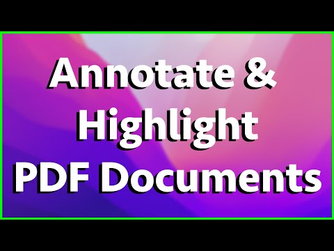 How To Annotate & Highlight PDF Documents On macOS