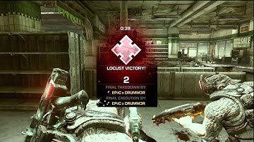 Gears Of War 3 Clan Match 3v3 Execution On Checkout (Our Host)