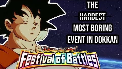 HOW TO BEAT ALL 50 PHASES OF THE FESTIVAL OF BATTLES EVENT: DBZ DOKKAN BATTLE