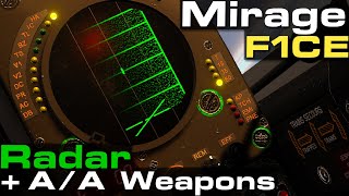 DCS: Mirage F1ce Radar + A/A Weapons Tutorial