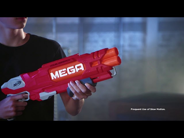 Nerf Doublebreach N-Strike Mega Double-Barrel Blasting Nerf