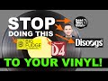 Vinyl record cleaning  stop now