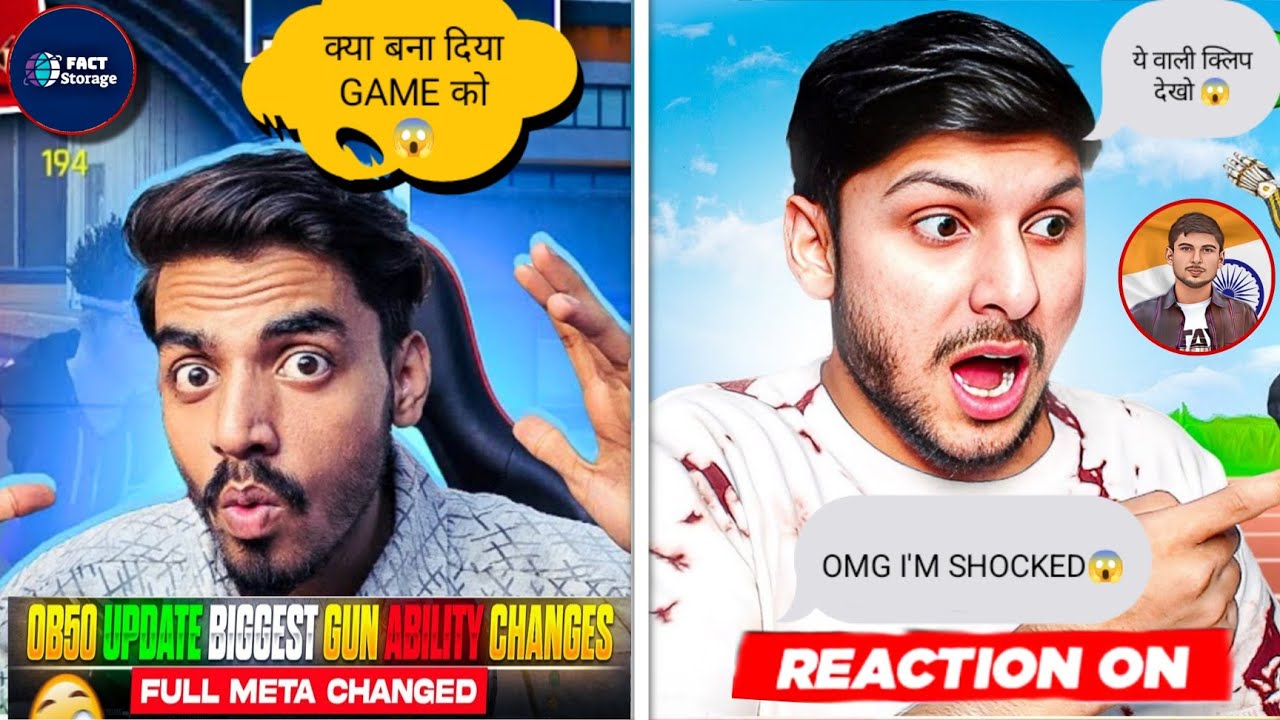 Nonstop Gaming 😱 React On Upcoming FF OB50 Update ? Fact Storage Video | Free Fire News| Vishal Zone