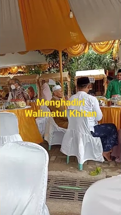 Menghadiri Walimatul Khitan