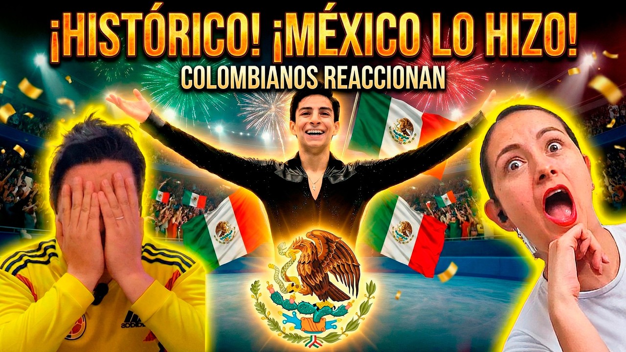 ¡Nos hizo LLORAR! 😭 COLOMBIANOS reaccionan al histórico DONOVAN CARRILLO 🇲🇽⛸️