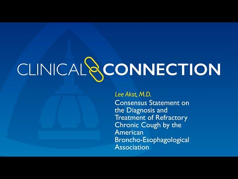 Consensus Statement on the Diagnosis and Treatment of Refractory Chronic Cough