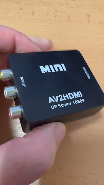 AV to HDMI converter #hdmiadapter #avtohdmi #retrogaming
