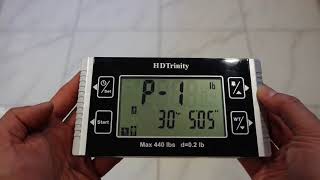 HDTrinity BFS308 Setting User Presets for Body Fat Analyzer Scale
