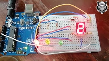 Semáforo y contador simple ARDUINO
