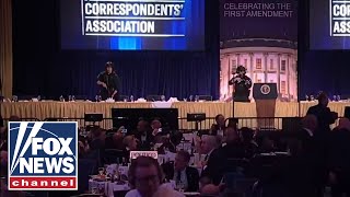 SEE IT: Trump RUSHED out of White House Correspondents' Dinner