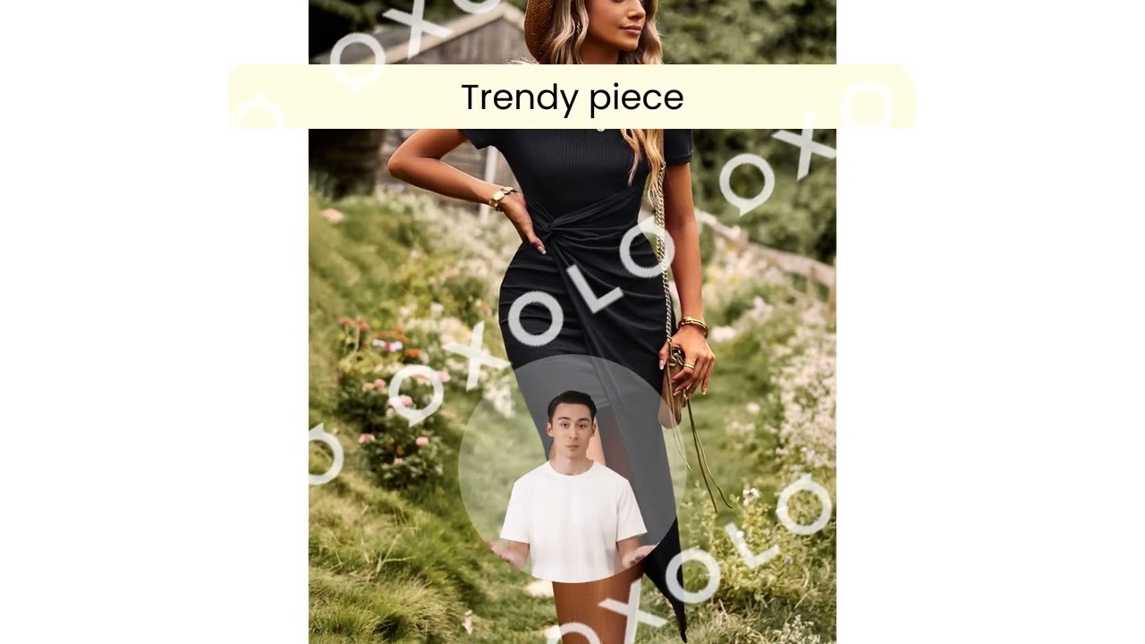 Zilcremo Women's Summer Tie Waist Ribbed Midi Dress Short Sleeve BUY LİNK İN DESCİRPTİON