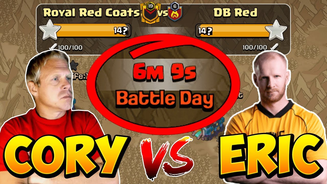 INSANE FINISH! CORY vs ERIC FINAL 6 MINUTES!  MLCW in Clash of Clans