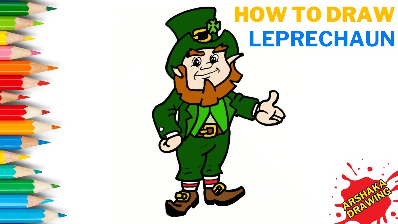 How to Draw and Color A Leprechaun - Maxresdefault