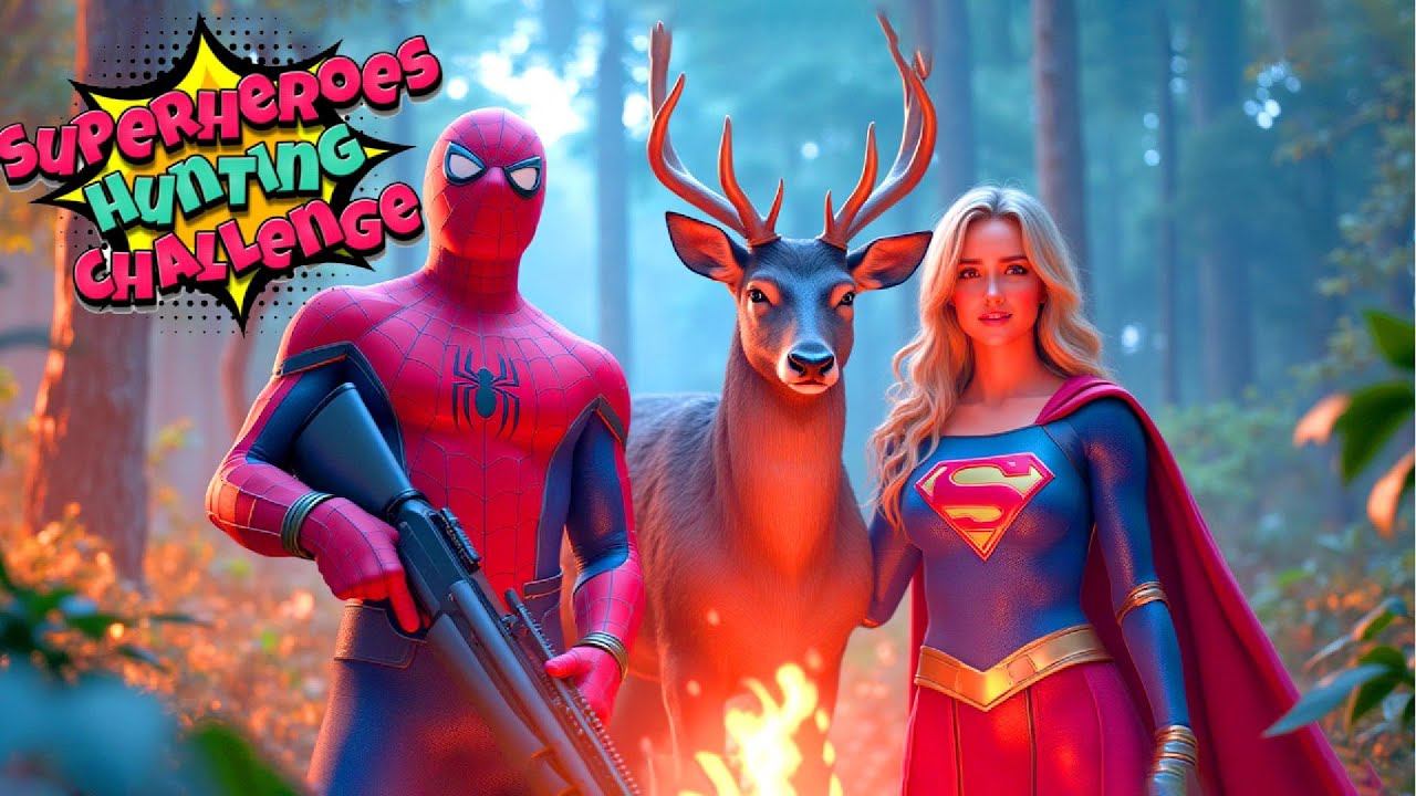 Marvel vs DC: Epic Superhero Hunting Challenge 🔥 Who Wins?