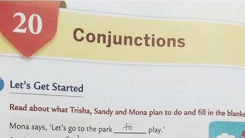 chapter -20 conjunctions Collins solution revised class- 3 English grammar