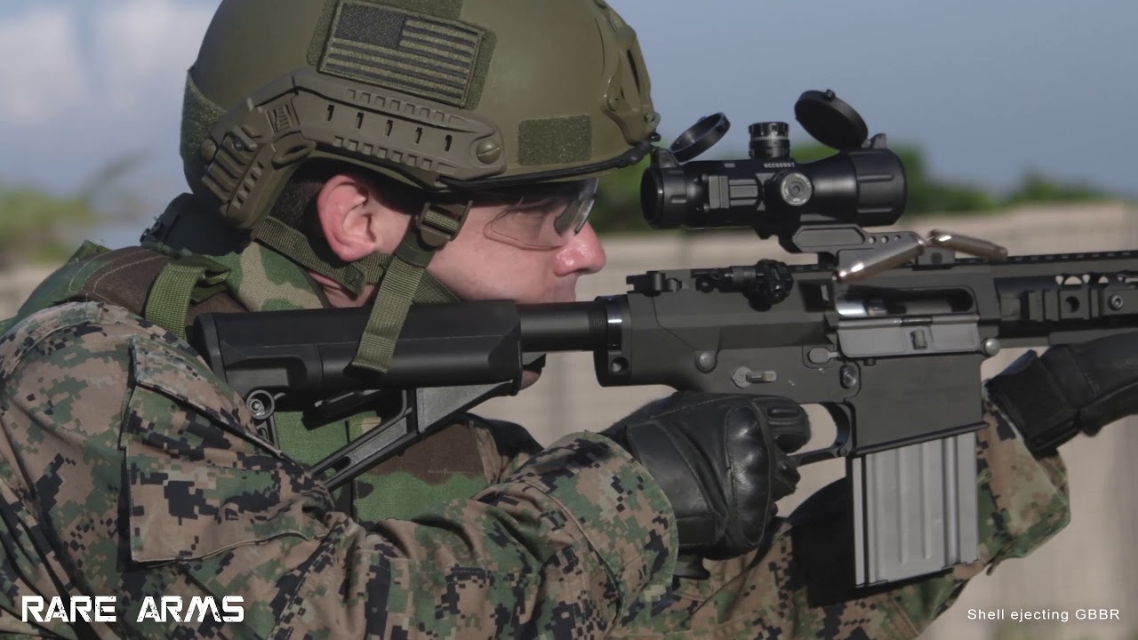 Rare Arms SR-762 shell ejection GBBR (Full AUTO version)