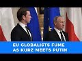 EU globalists fume as Austrian Chancellor Sebastian Kurz meets with Vladimir Putin