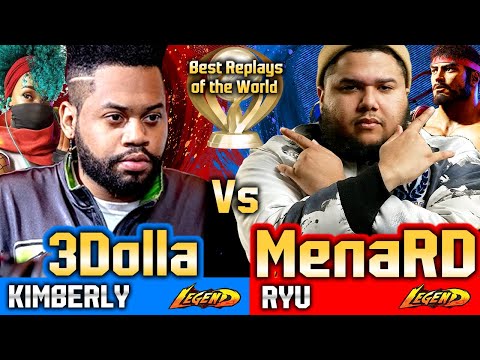 🔥SF6 (MenaRD vs 3Dolla Shine)🔥Ryu vs Kimberly ▰ Street Fighter 6 High Level