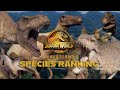 JWE2 Species Ranking!