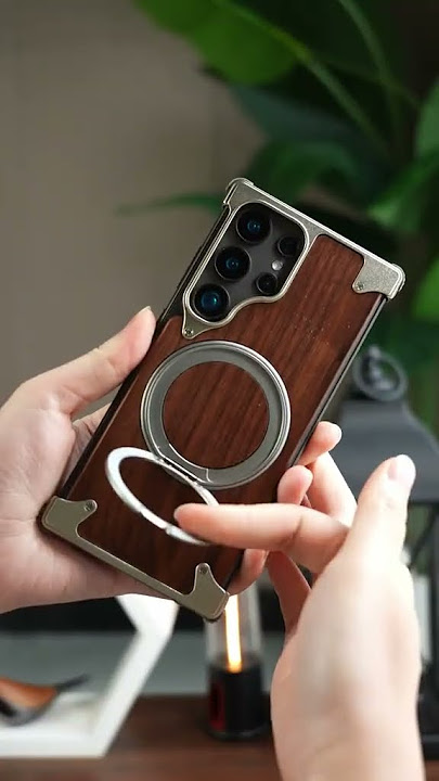 Metal Phone Case for Samsung Galaxy S24 Ultra S23 Ultra & Magnetic Ring Holder - Skycover