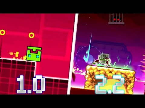 GEOMETRY DASH ALL SNEAK PEAKS 😱 [1.0 — 2.2]