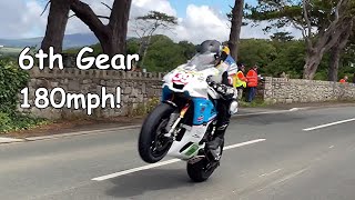 180Mph Wheelies Southern 100 Races Isle Of Man 2024