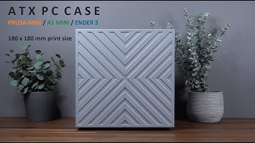 Tiny-Printer-Friendly ATX 3D Printable case