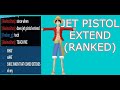 Landing jet pistol extend in ranked 1200 off buso gattling  aba