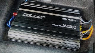 Testing Caliber 3000Watts Amplifier With JBL Subwoofer Speaker (Not Full Volume)