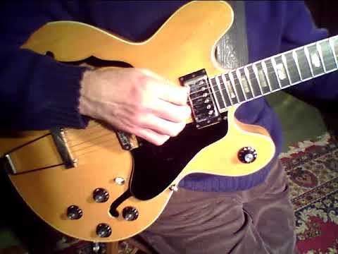 Gibson ES-150 DC Natural - Demo (using Polytone Amp)