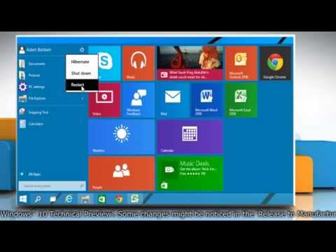 How to Reboot Windows® 10 :Tutorial :Tutorial