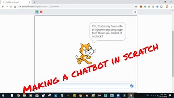 Making a Chatbot in Scratch 3.0 - Less than 10 minutes