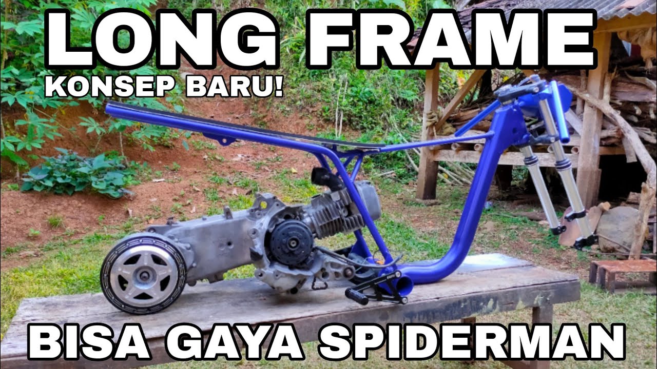 Frame Beat Konsep Baru!! long Frame Beat 155Tu Gaya Spiderman - YouTube